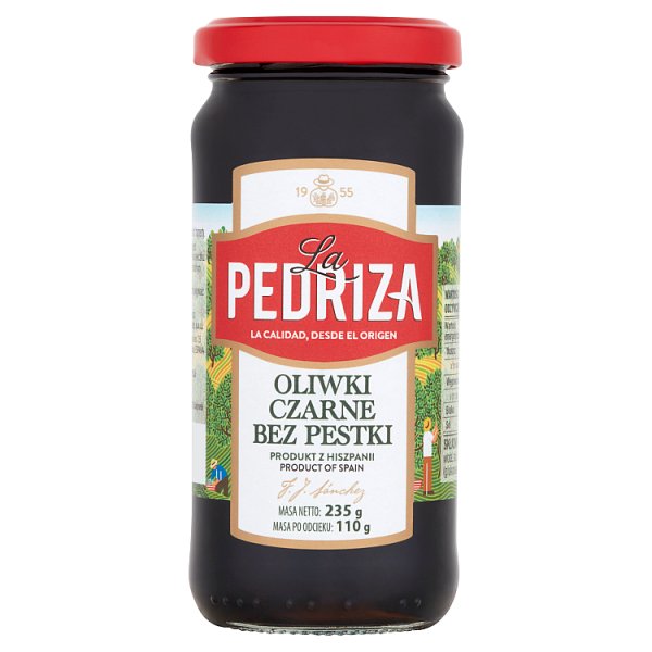 La Pedriza Oliwki czarne bez pestki 235 g