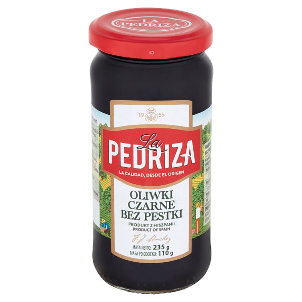 La Pedriza Oliwki czarne bez pestki 235 g