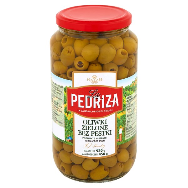 La Pedriza Oliwki zielone bez pestki 920 g