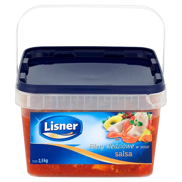 Filety Lisner śledziowe w sosie salsa+koszt opak.0,31 zł 