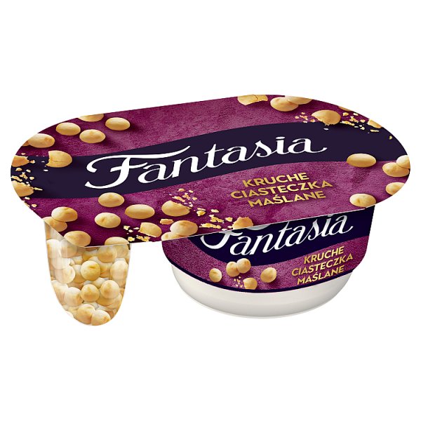 Fantasia Jogurt kremowy kruche ciasteczka maślane 100 g