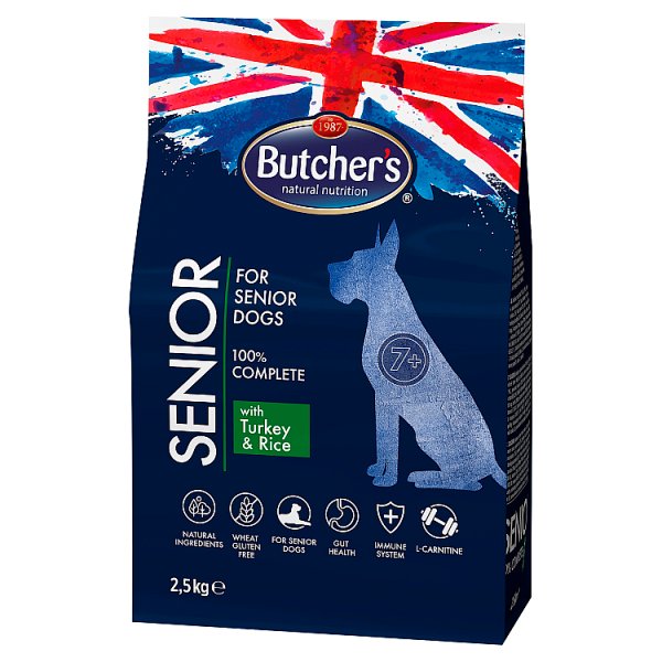 Butcher&#039;s Functional Senior Karma dla psów z indykiem i ryżem 2,5 kg