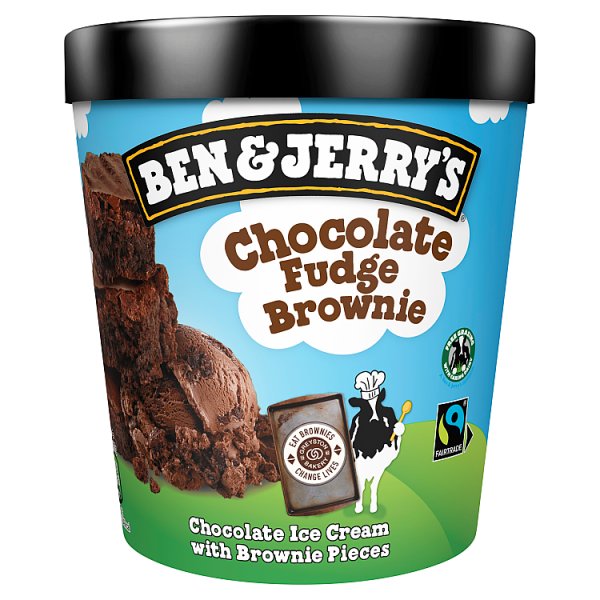 Ben &amp; Jerry&#039;s Chocolate Fudge Brownie Lody 465 ml