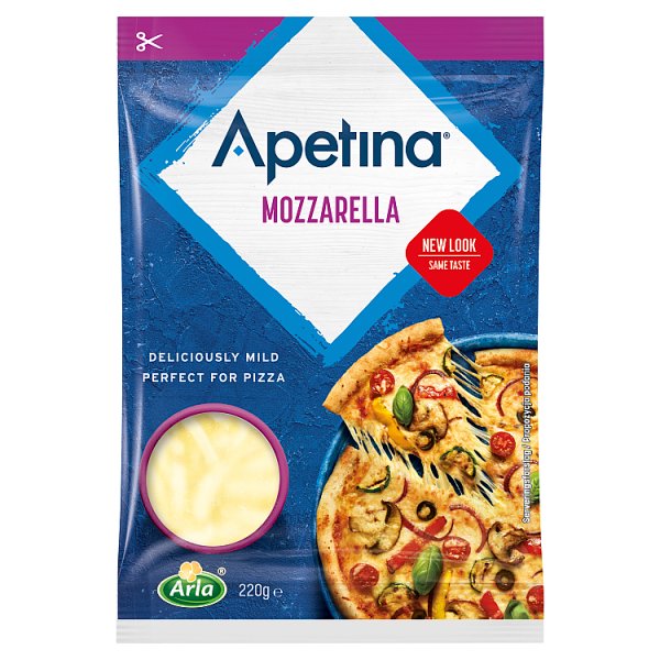 Arla Apetina Ser wiórkowany Mozzarella 220 g