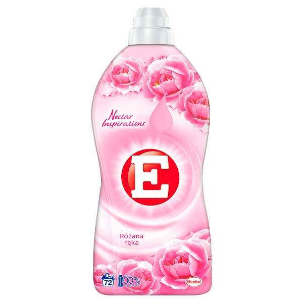 E Nectar Inspirations Płyn do zmiękczania tkanin różana łąka 1800 ml (71 prań)