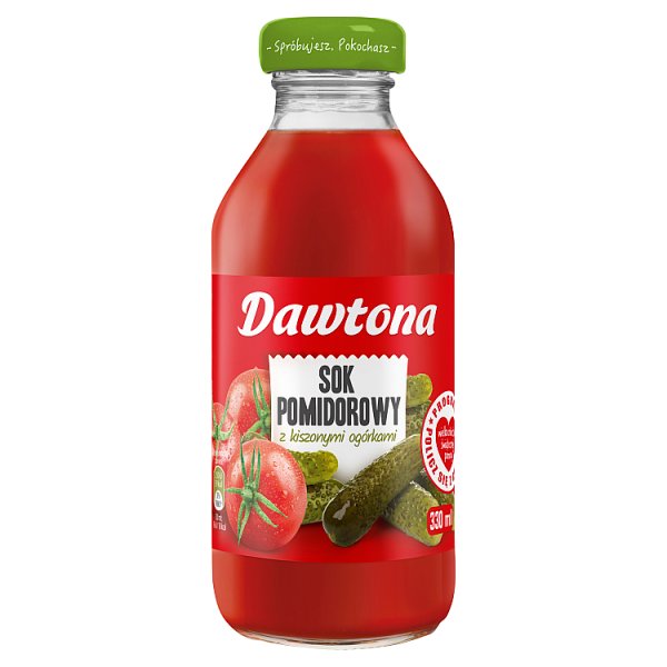 Dawtona Sok pomidorowy z kiszonymi ogórkami 330 ml