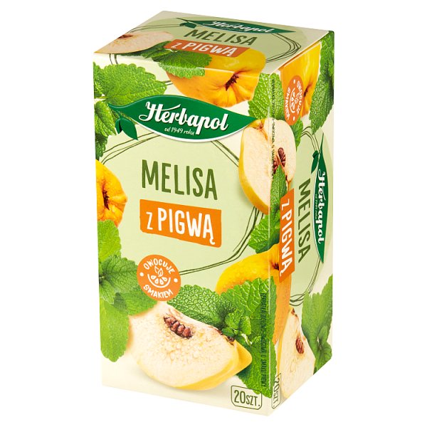 Herbapol Herbatka ziołowo-owocowa melisa z pigwą 35 g (20 x 1,75 g)