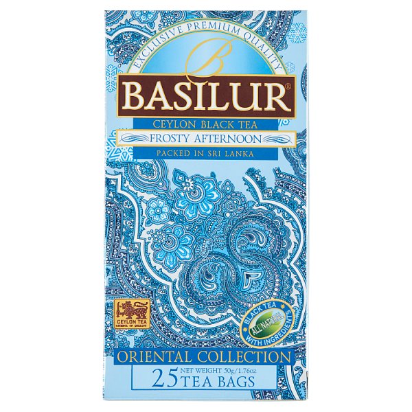 Basilur Oriental Collection Frosty Afternoon Herbata czarna 50 g (25 x 2 g)