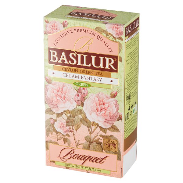 Basilur Bouquet Cream Fantasy Herbata zielona 37,5 g (25 x 1,5 g)