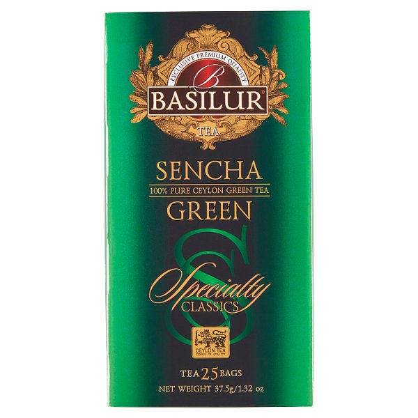 Basilur Specialty Classics Sencha Herbata zielona 37,5 g (25 x 1,5 g)