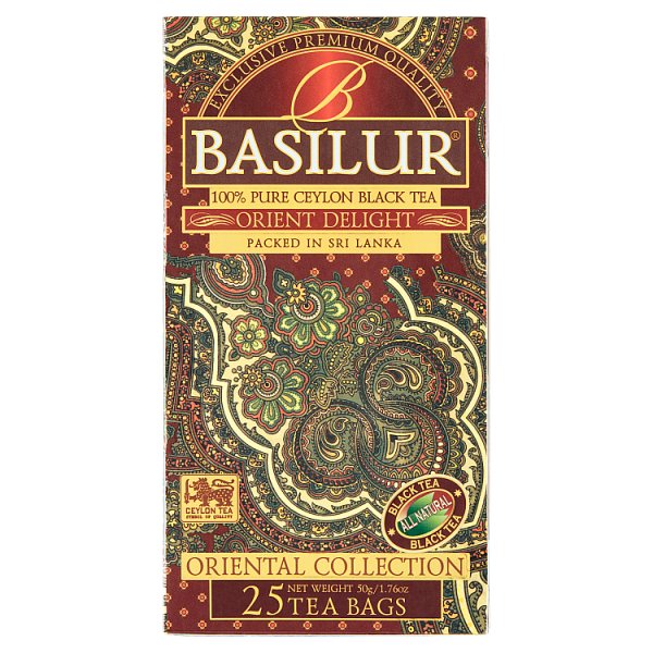 Basilur Oriental Collection Orient Delight Herbata czarna 50 g (25 x 2 g)