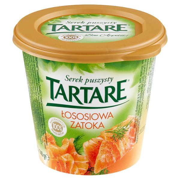 Tartare Serek puszysty łososiowa zatoka 140 g