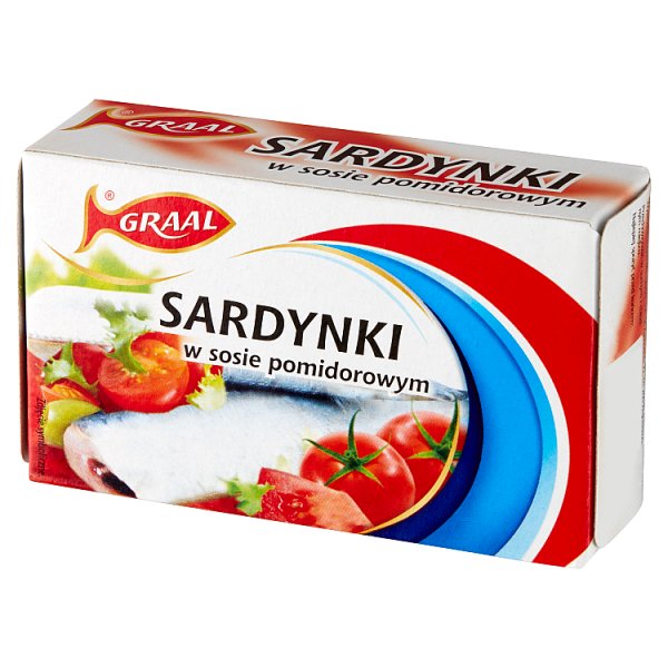 Graal Sardynki w sosie pomidorowym 125 g