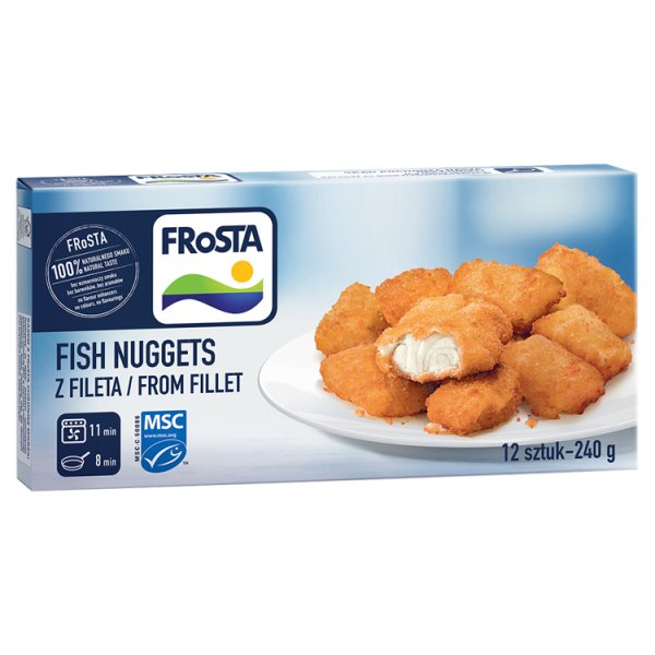 FRoSTA Fish Nuggets z fileta 240 g (12 sztuk)