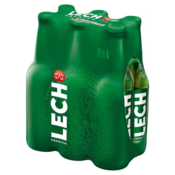 Lech Premium Piwo jasne 6 x 0,33 l