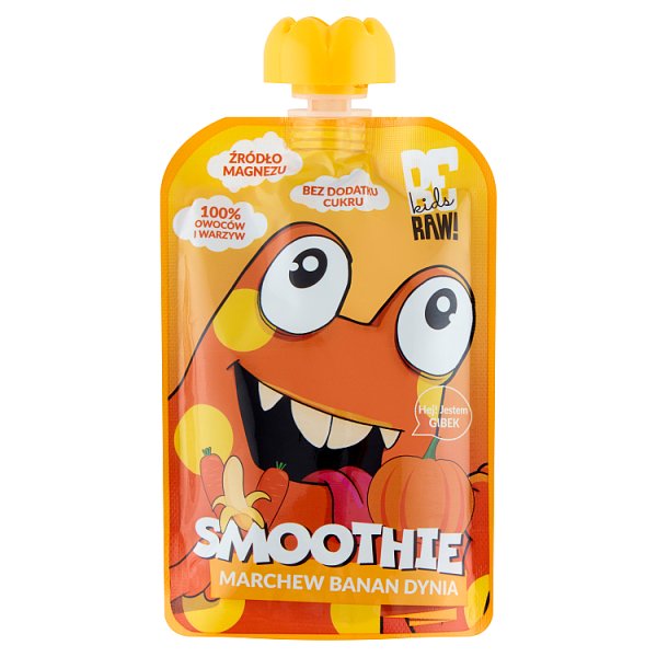 Be Raw! Kids Smoothie marchew banan dynia 100 g