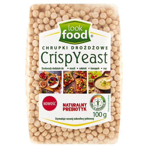 Look Food CrispYeast Chrupki drożdżowe 100 g