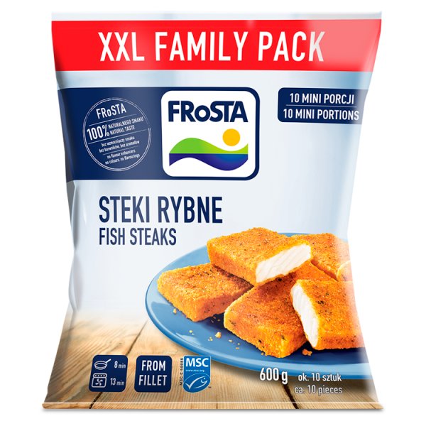 FRoSTA Steki rybne 600 g