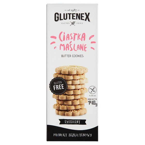 Glutenex Ciastka maślane 140 g