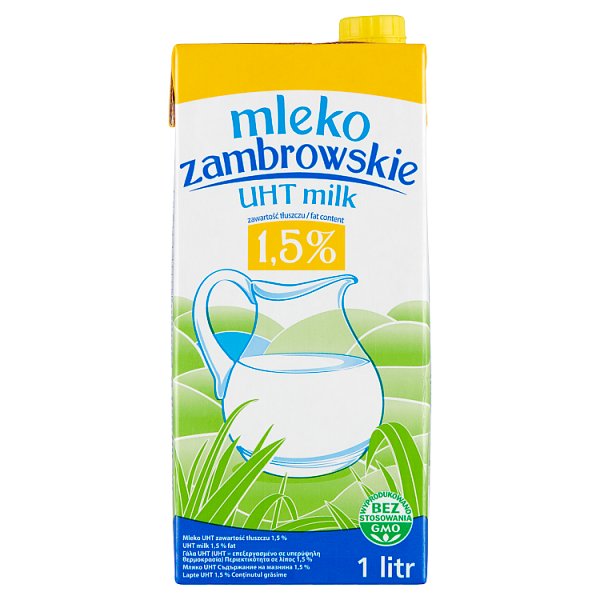 Mleko zambrowskie UHT 1,5 % 1 l