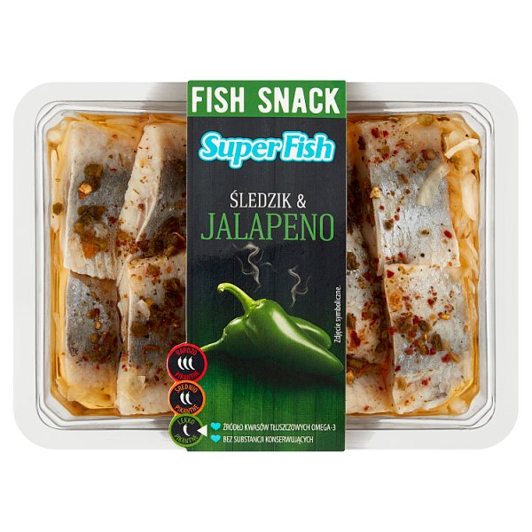 SuperFish Śledzik &amp; jalapeno 200 g