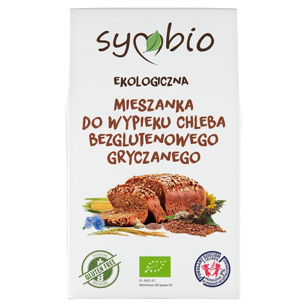 Symbio Ekologiczna mieszanka do wypieku chleba bezglutenowego gryczanego 470 g