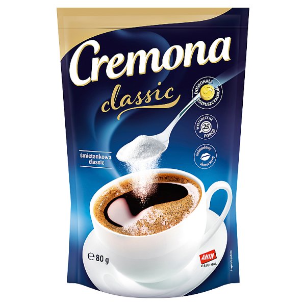 Cremona Śmietankowa Classic Zabielacz w proszku 80 g