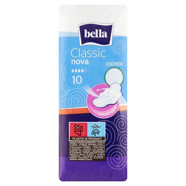Bella Classic Nova Podpaski higieniczne 10 sztuk