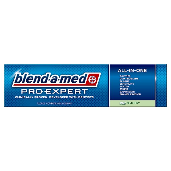 Blend-a-med Pro-Expert Kompleksowa Ochrona Łagodna Mięta Pasta do zębów 100 ml