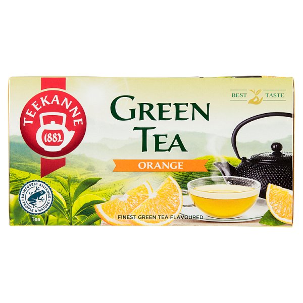 Teekanne Green Tea Orange Aromatyzowana herbata zielona 35 g (20 x 1,75 g)