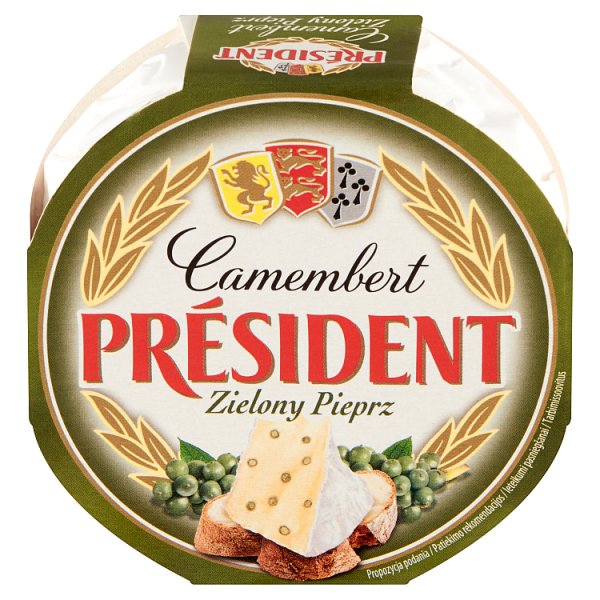 Président Ser Camembert zielony pieprz 120 g