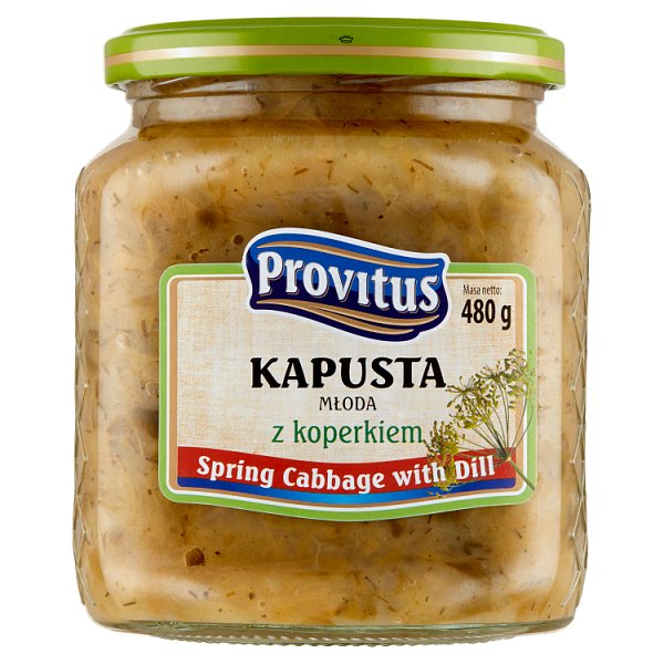 Provitus Kapusta młoda z koperkiem 480 g