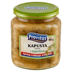 Provitus Kapusta młoda z koperkiem 480 g