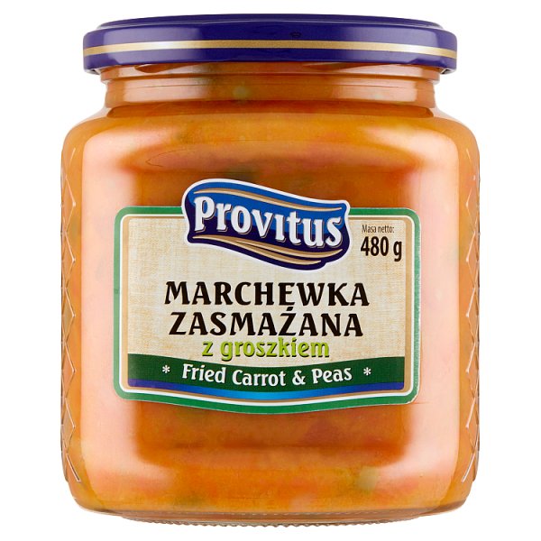 Provitus Marchewka zasmażana z groszkiem 480 g