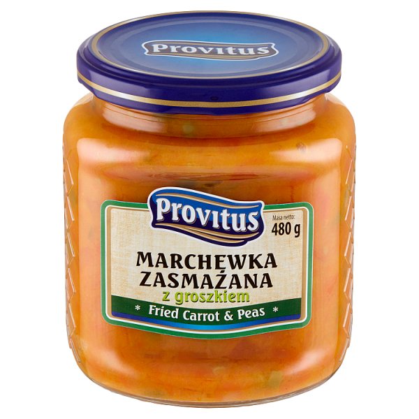 Provitus Marchewka zasmażana z groszkiem 480 g