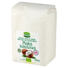 Look Food Ekologiczna bezglutenowa mąka kokosowa 500 g