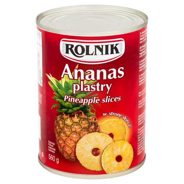 Rolnik Ananas plastry 560 g