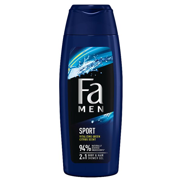 Fa Men Sport Żel pod prysznic 2w1 o zapachu zielonych cytrusów 250 ml