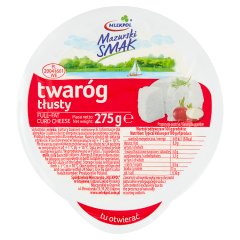 Mlekpol Mazurski Smak Twaróg tłusty 275 g