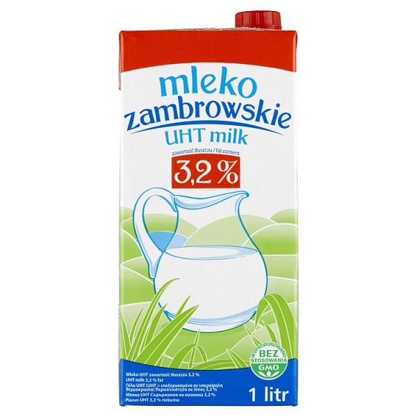 Mleko zambrowskie UHT 3,2 % 1 l