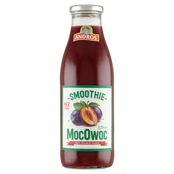 Andros MocOwoc Smoothie śliwka 0,75 l