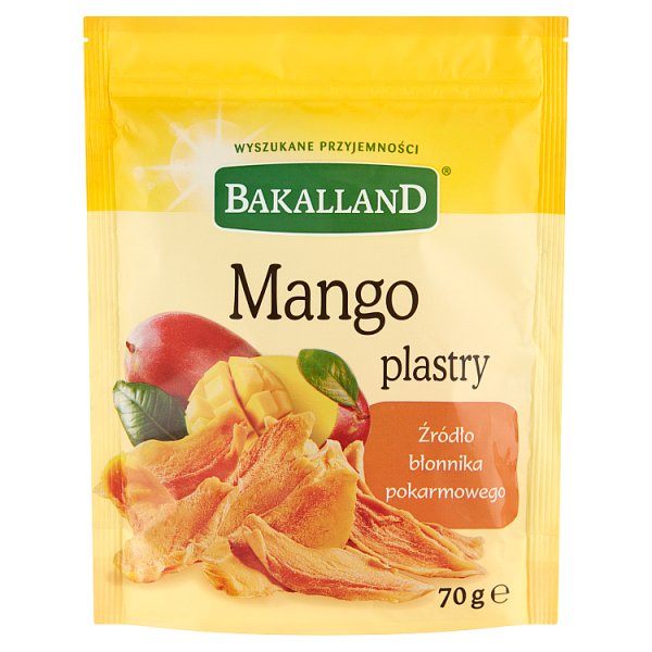 Bakalland Mango plastry 70 g