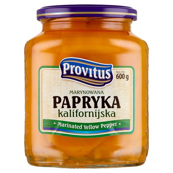 Provitus Marynowana papryka kalifornijska 600 g