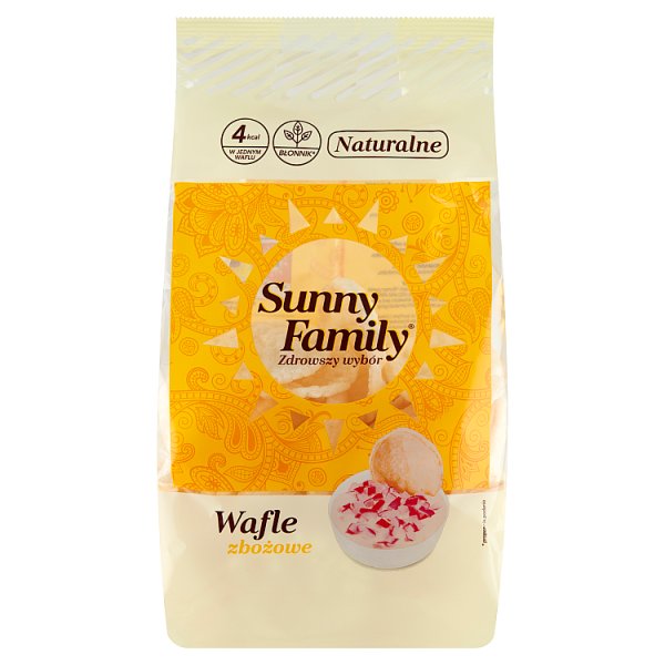 Sunny Family Wafle zbożowe naturalne 45 g