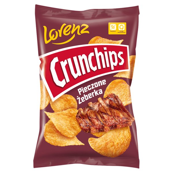 Crunchips Chipsy ziemniaczane pieczone żeberka 140 g