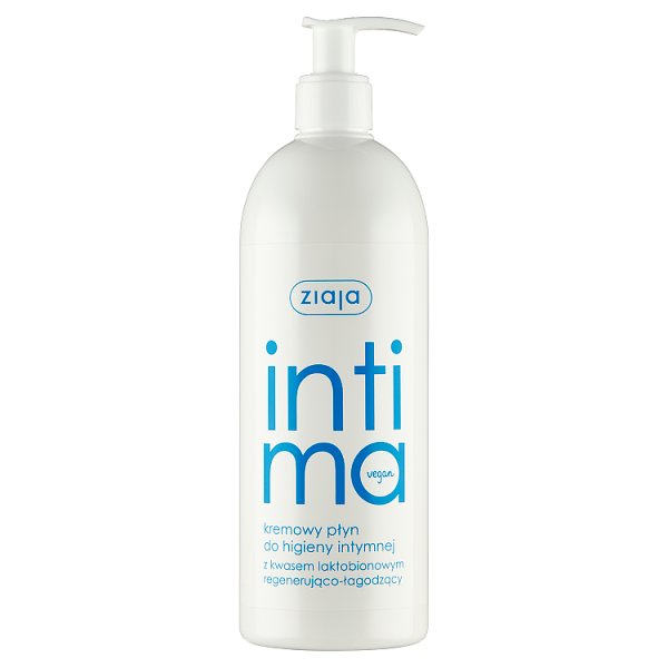 Ziaja Intima Kremowy płyn do higieny intymnej regenerująco-łagodzący 500 ml