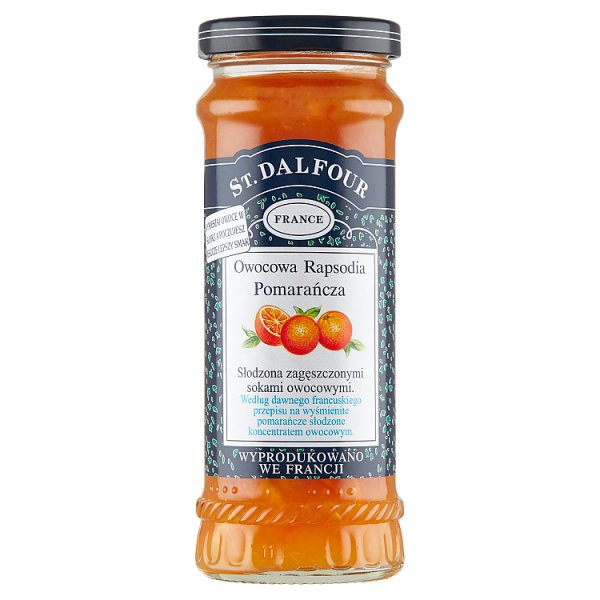 St. Dalfour Owocowa Rapsodia Produkt owocowy pomarańcza 284 g