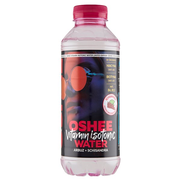 Oshee Vitamin Isotonic Water Napój niegazowany arbuz + schisandra 555 ml