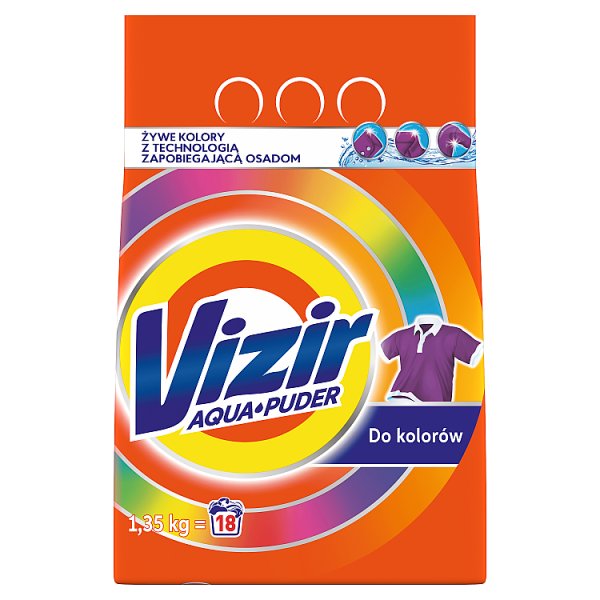 Vizir AquaPuder Color Proszek do prania 1.35KG, 18 prań