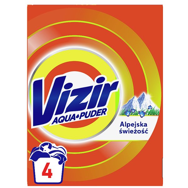 Vizir AquaPuder Alpine Fresh Proszek do prania 300G, 4 prań